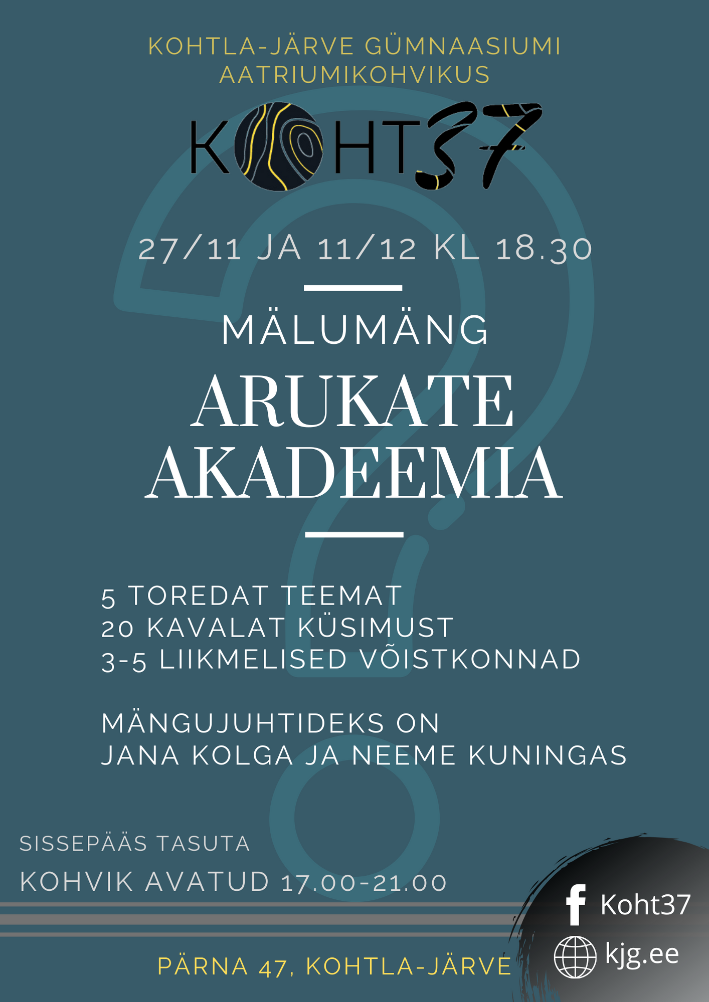 You are currently viewing KOHT37: mälumäng Arukate Akadeemia