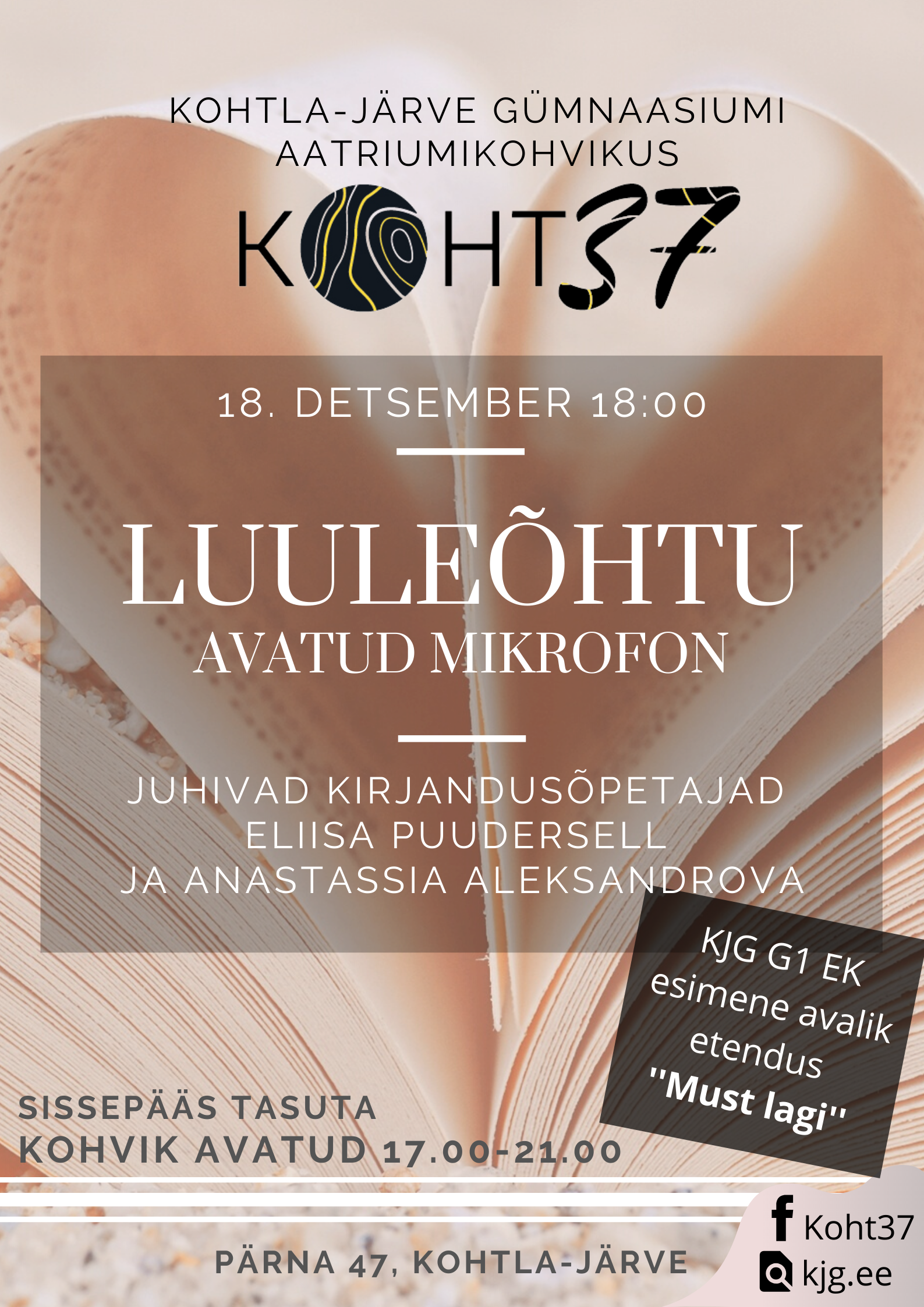 You are currently viewing KOHT37: Luuleõhtu