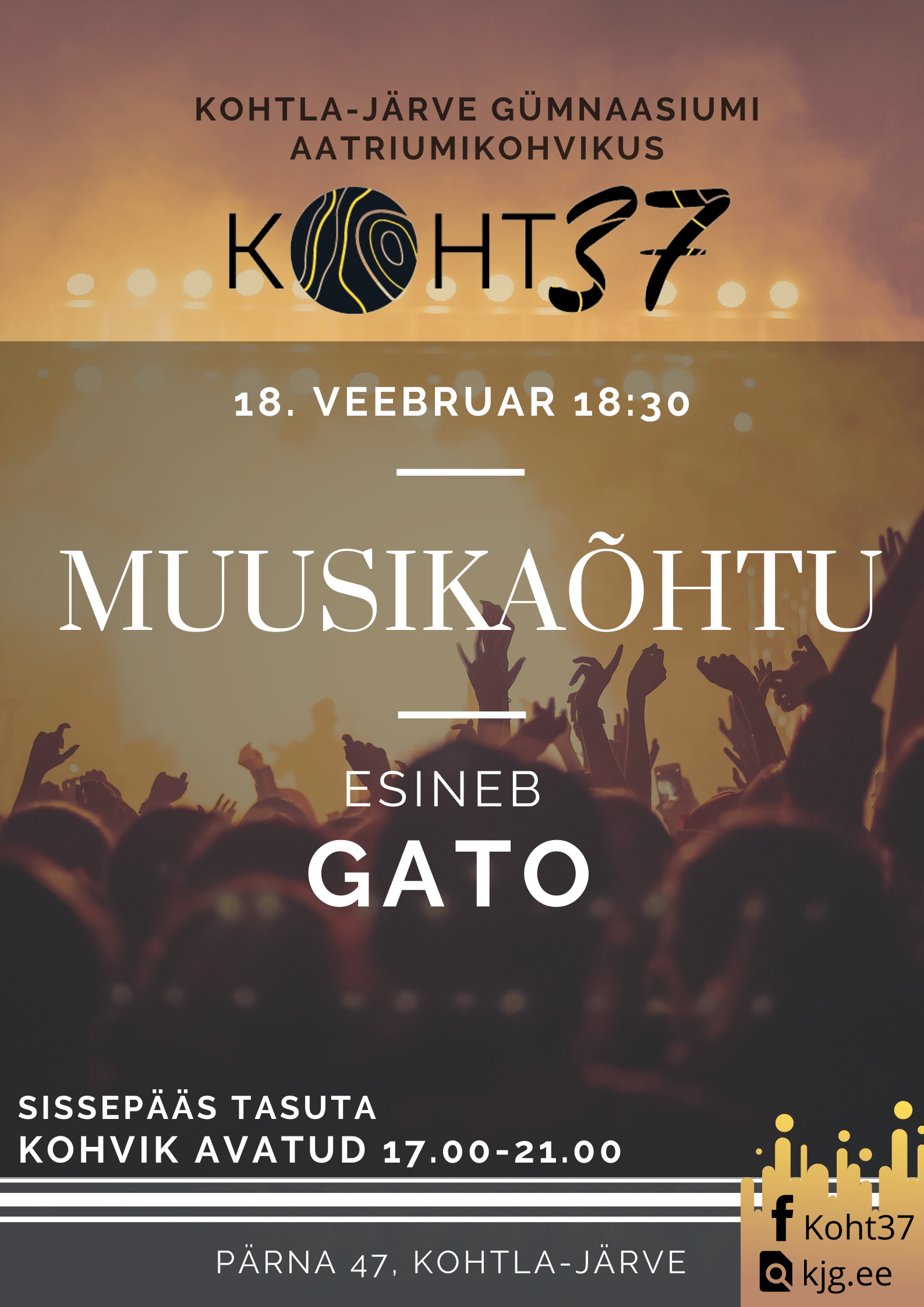 You are currently viewing KOHT37: Muusikaõhtu – esineb GATO