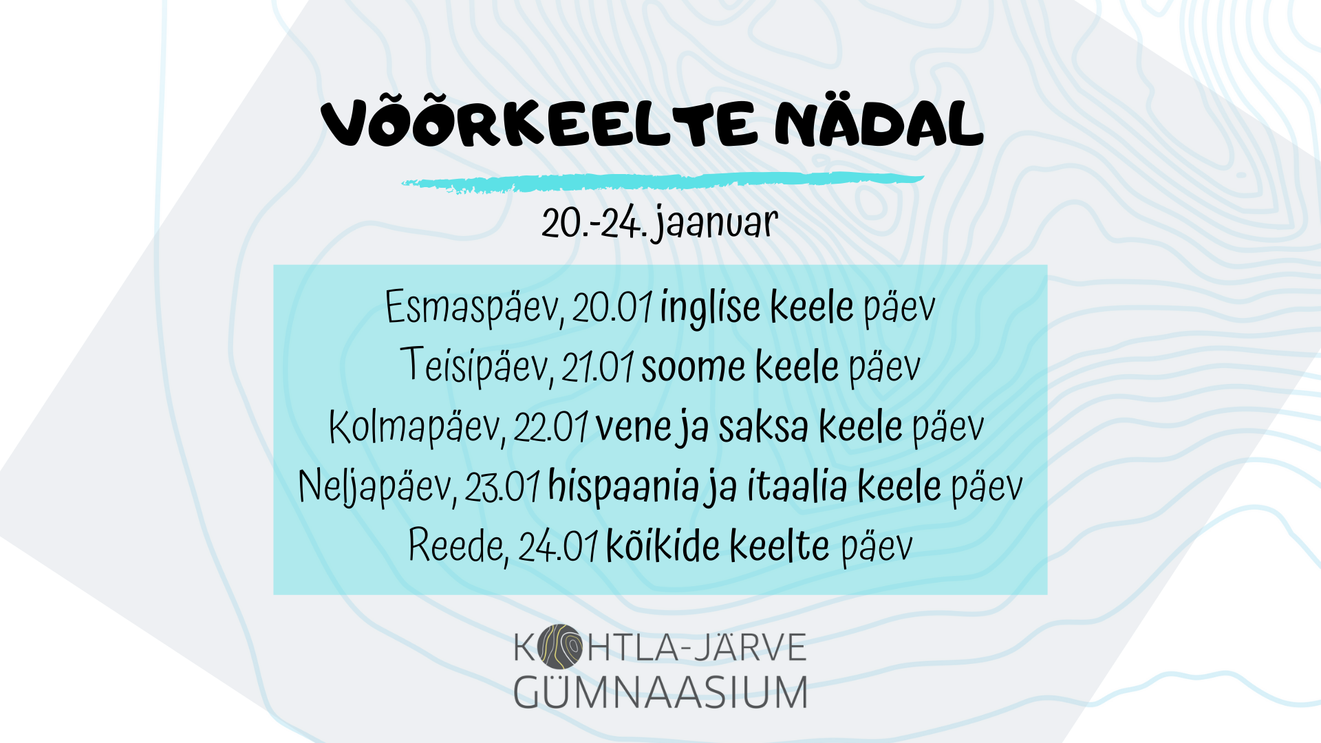 You are currently viewing Võõrkeelte nädal
