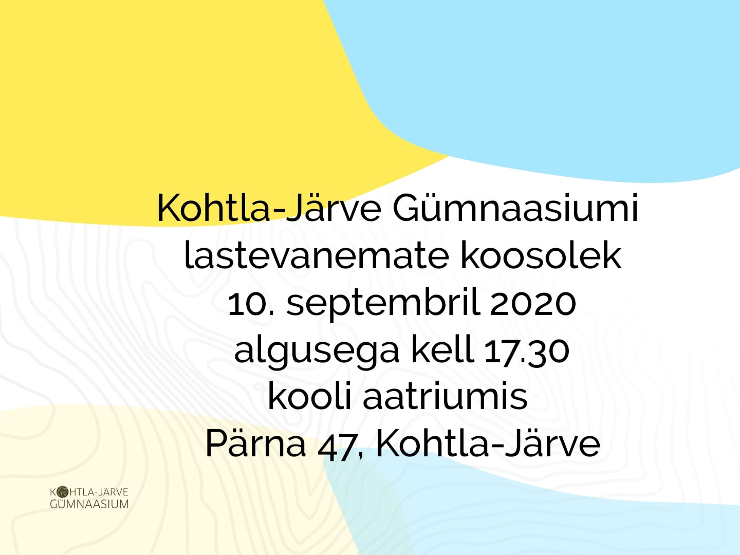 Read more about the article Austatud Kohtla-Järve Gümnaasiumi vanemad!