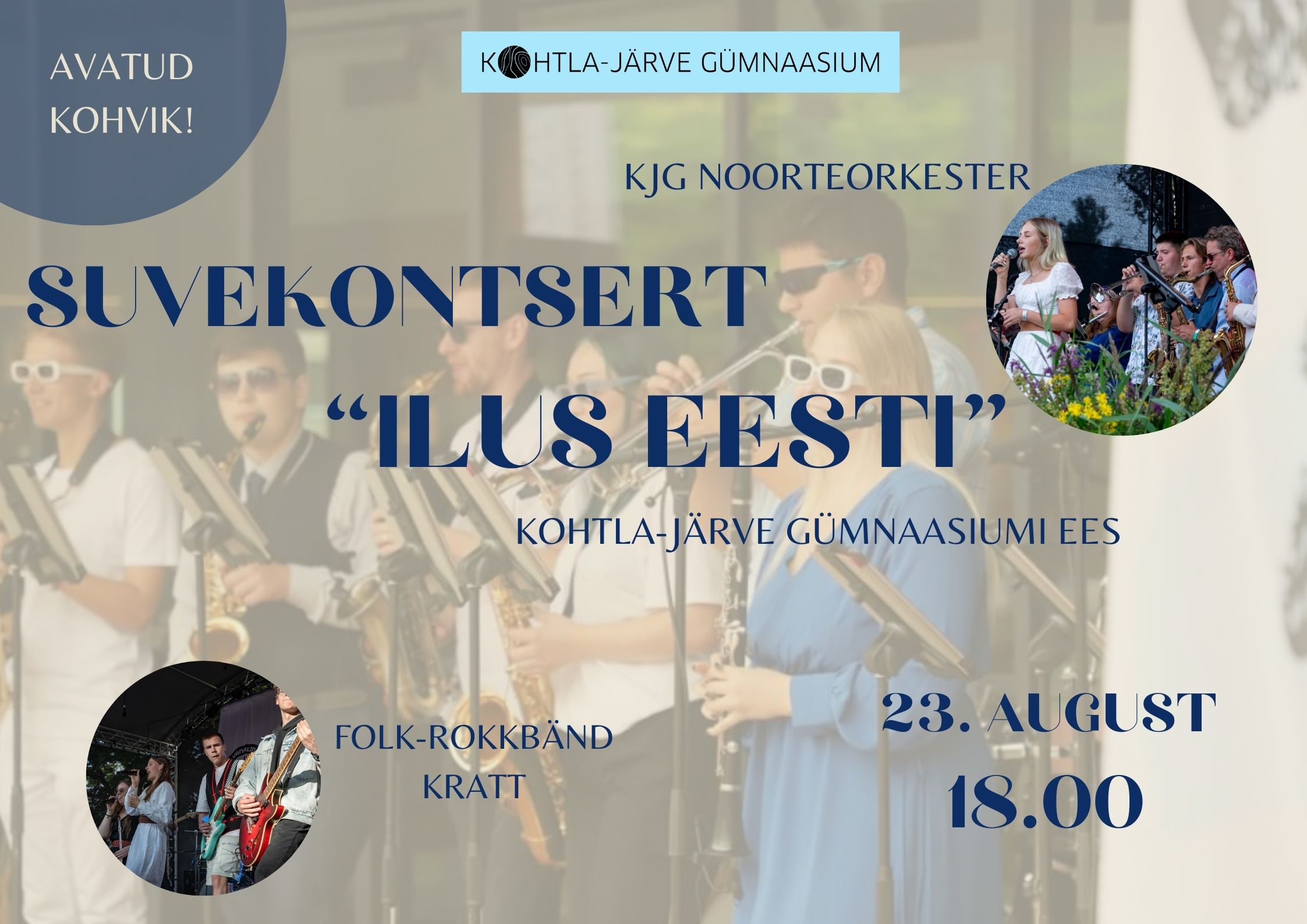 Read more about the article Kohtla-Järve Gümnaasiumi suvekontsert “Ilus Eesti”