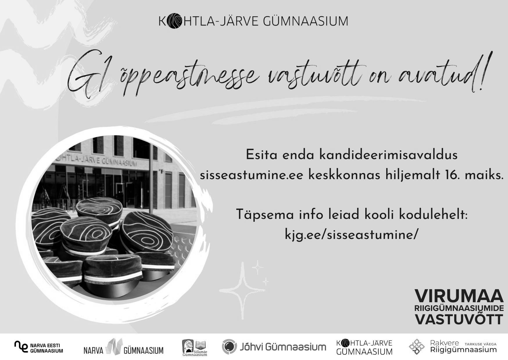 Read more about the article Vastuvõtt G1 õppeastmesse on alanud!