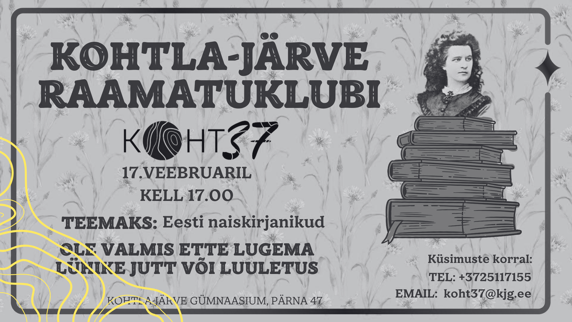 Read more about the article Raamatuõhtu Eesti naiskirjanike teemal