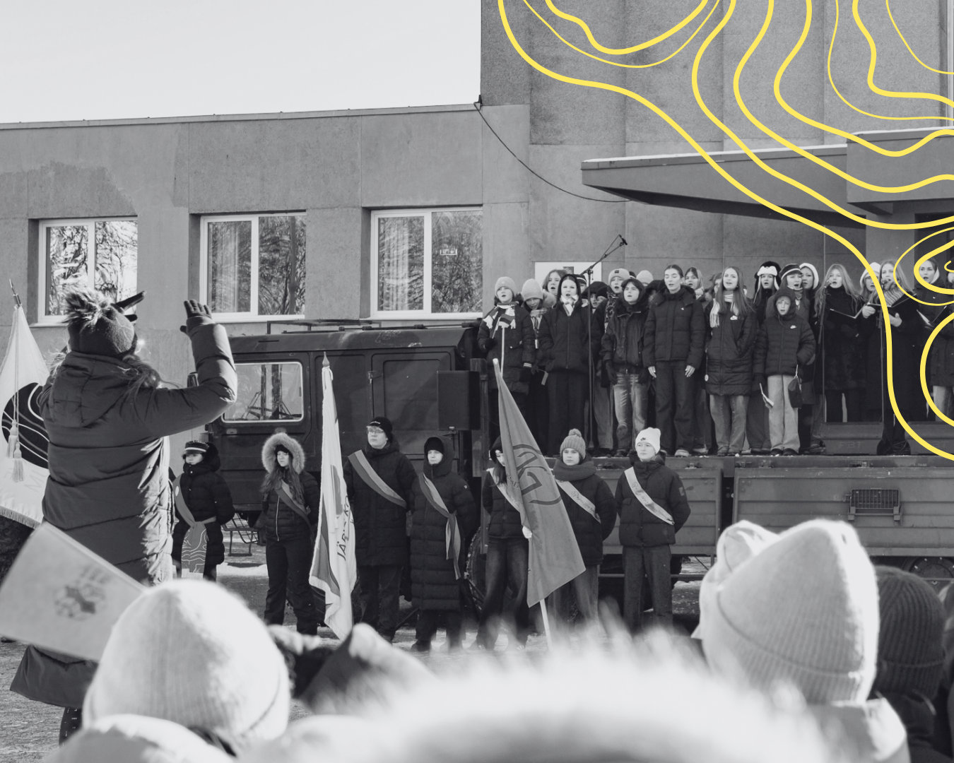 Read more about the article Kohtla-Järve koolide ja lasteaedade Eesti Vabariigi 108. aastapäevale pühendatud väliaktus