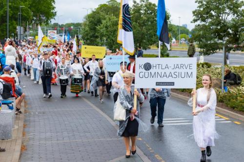 KJG segakoor ja noorteorkester XIII noorte laulupeol 30.06-2.07.2023